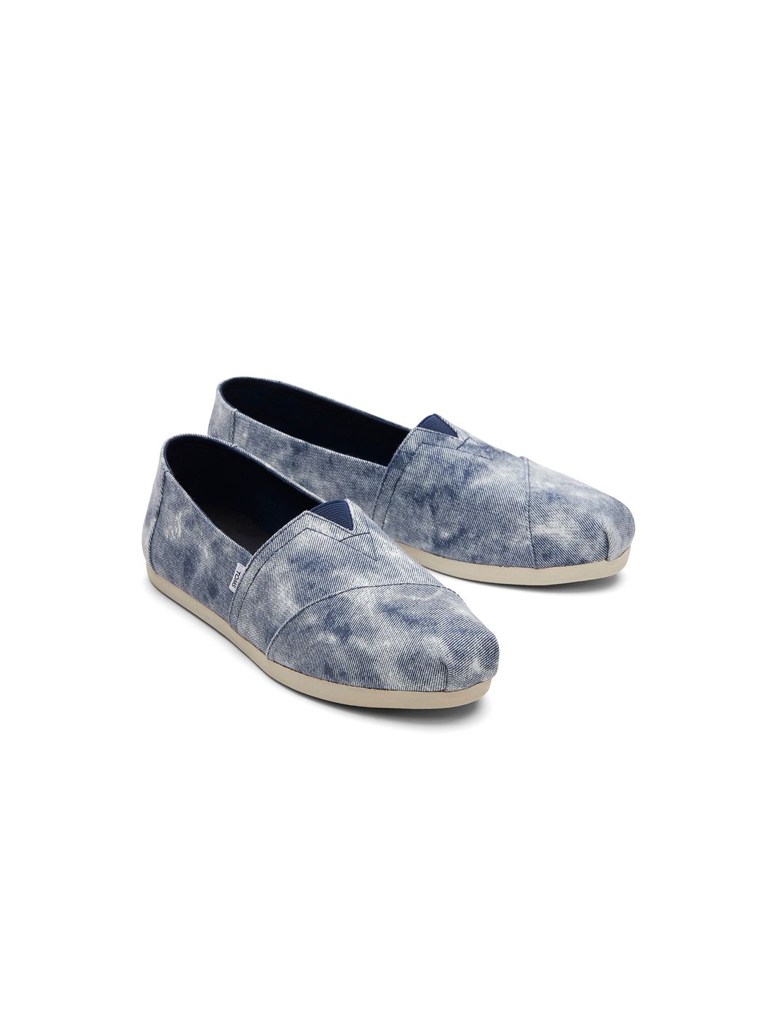 TOMS Women Navy Blue Textured Slip-On Sneakers Price in India