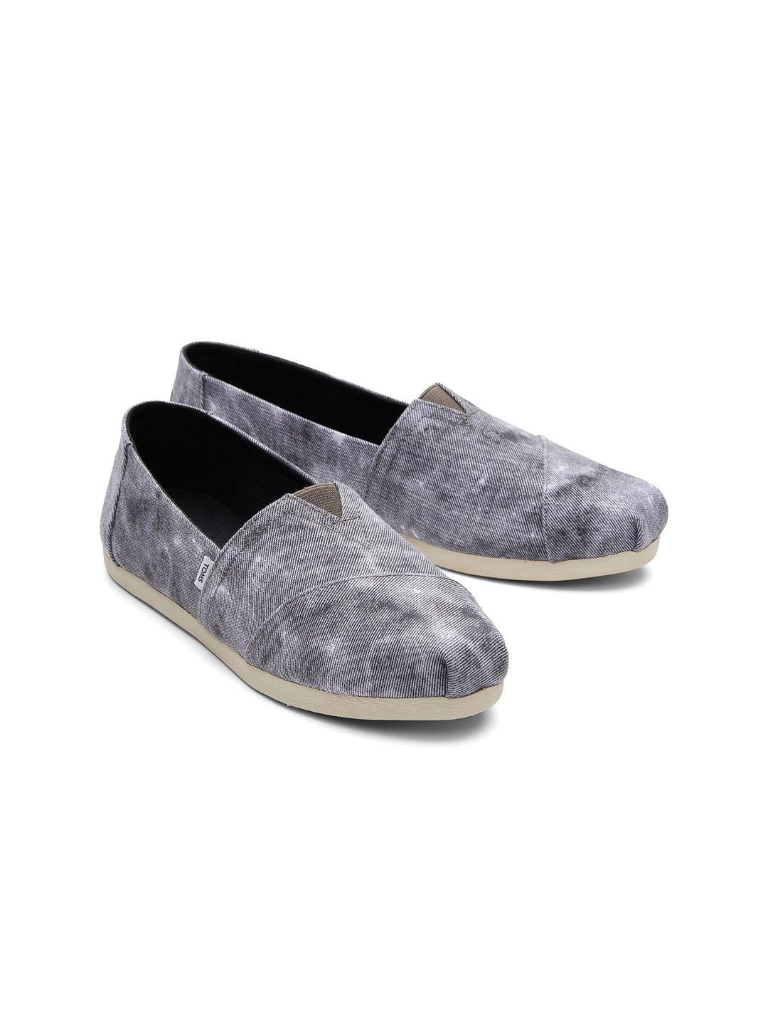 TOMS Women Grey Printed Slip-On Sneakers Price in India