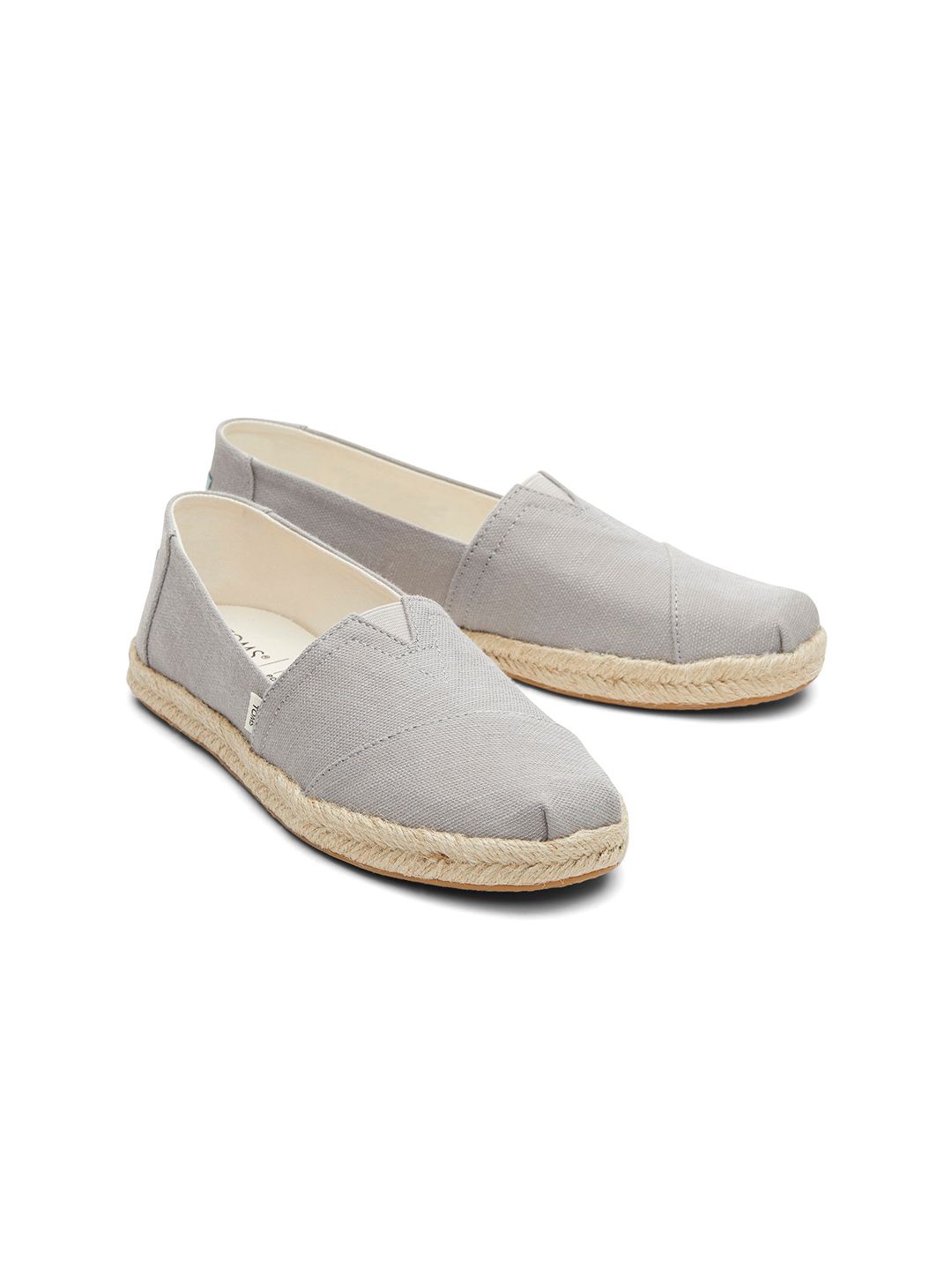 TOMS Women Grey Slip On Casual Espadrilles Price in India