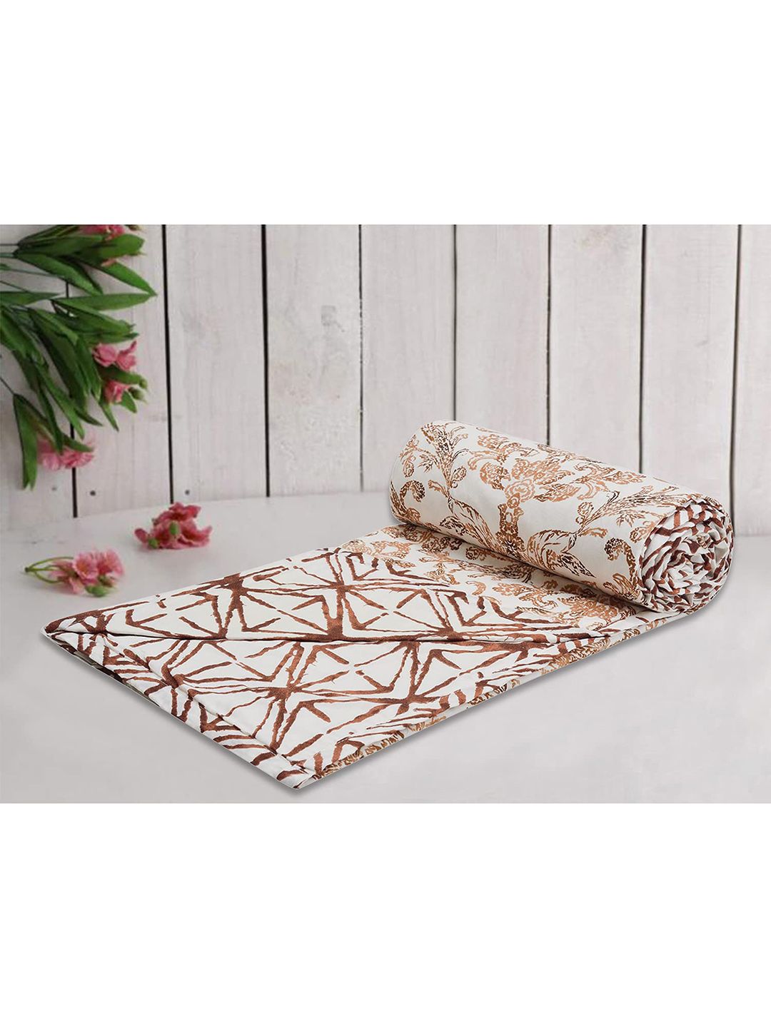 Trance Home Linen Unisex Multi Blankets Quilts and Dohars Price in India