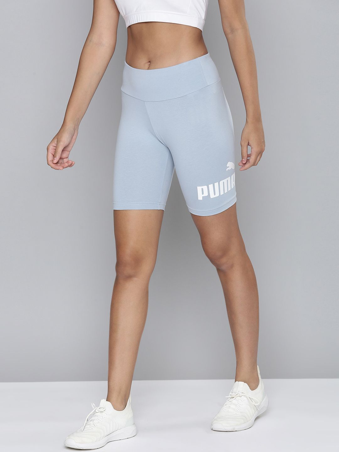 Puma Women Blue Slim Fit Outdoor Sports Shorts Price in India