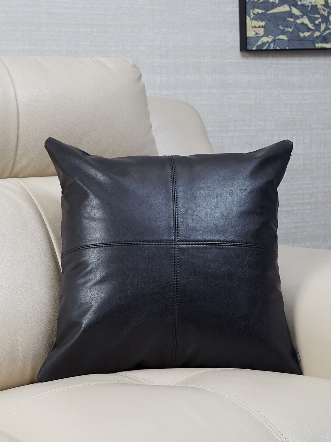 HomeTown Black Square Cushion Covers Price in India