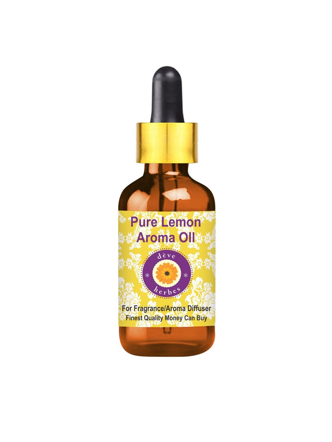 Deve Herbes Green Pure Lemon Aroma Oil With Glass Dropper Price in India