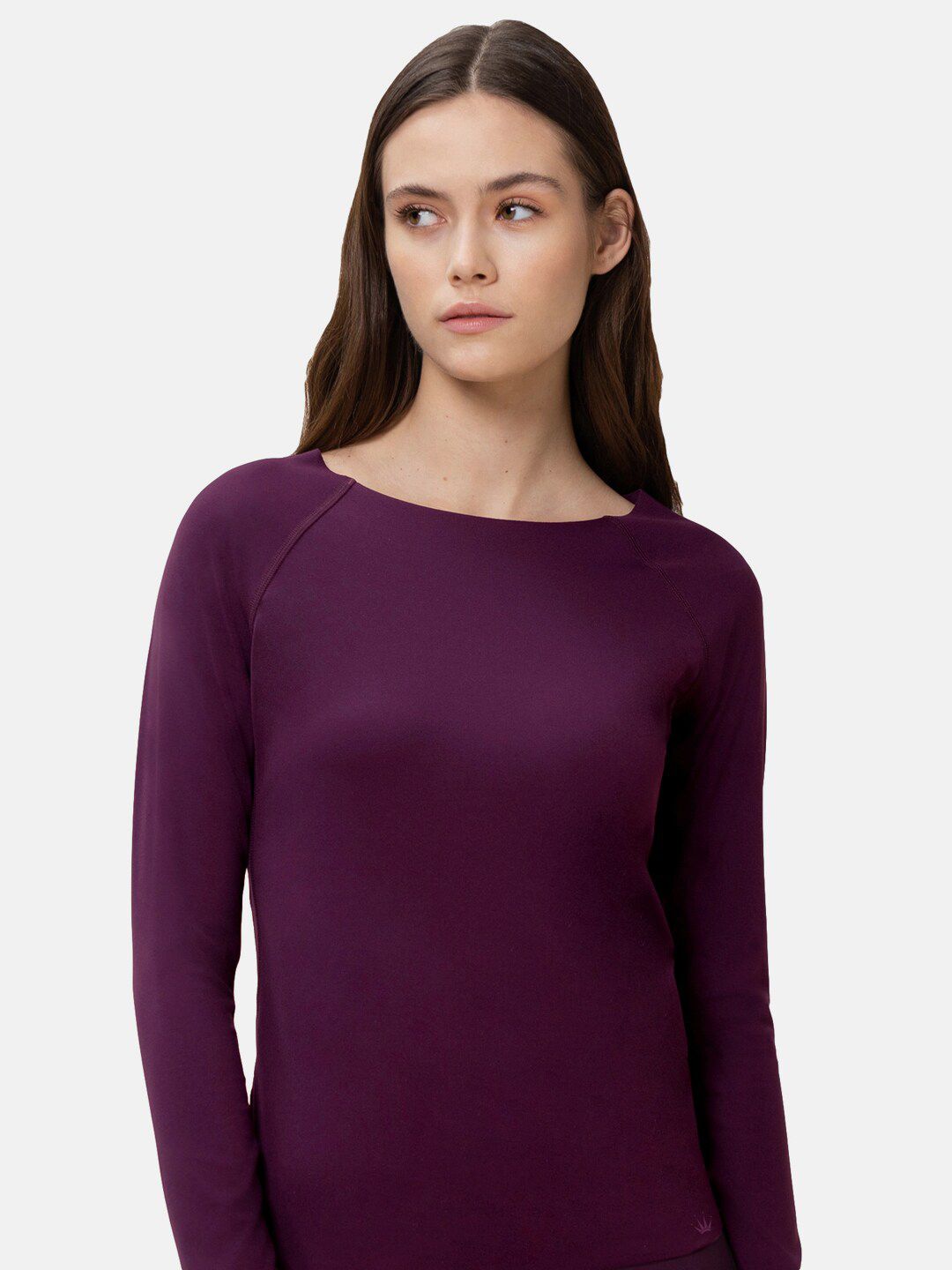 Triumph Women Maroon Solid Lounge T-shirts Price in India