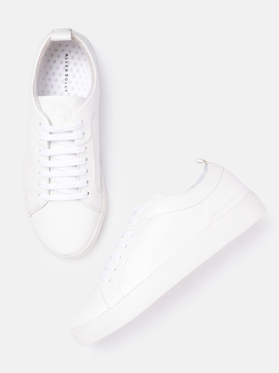 Allen Solly Women White Solid Sneakers Price in India