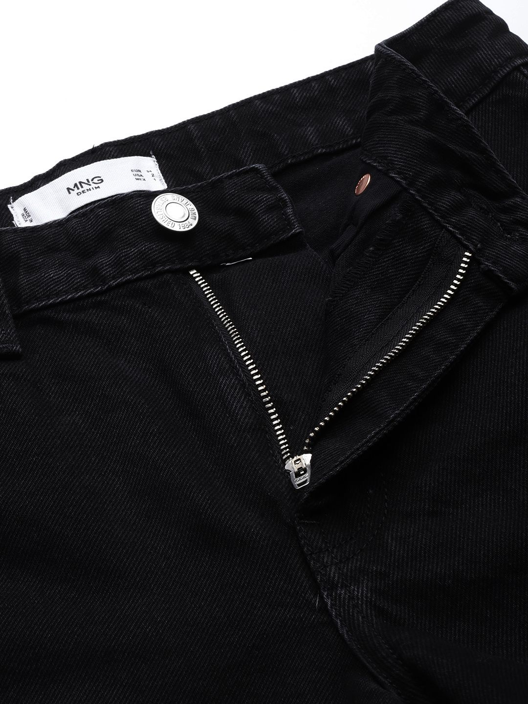 Pure Cotton High-Rise Mom Fit Denim Shorts