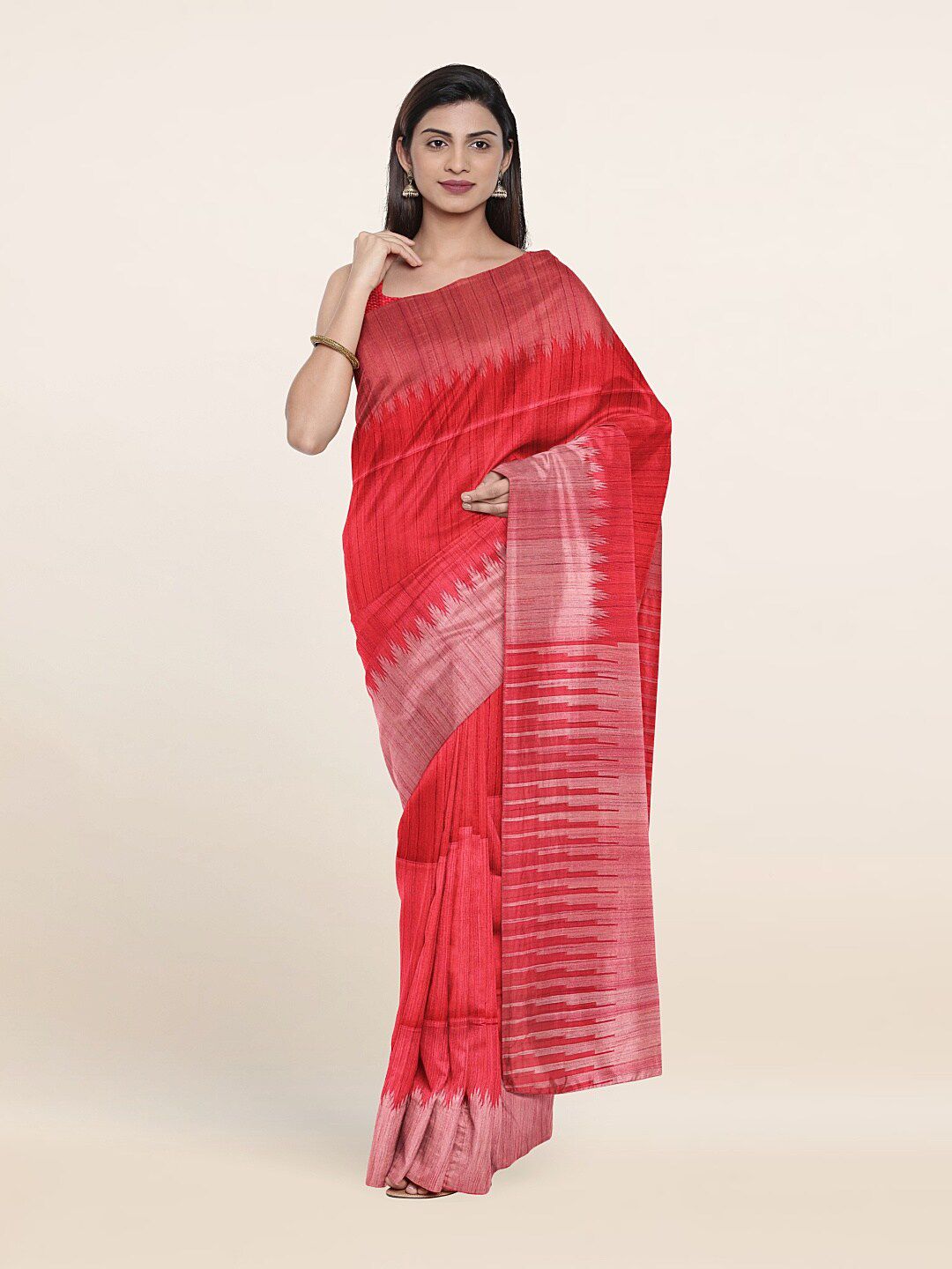 Pothys Pink Art Silk Saree Price in India