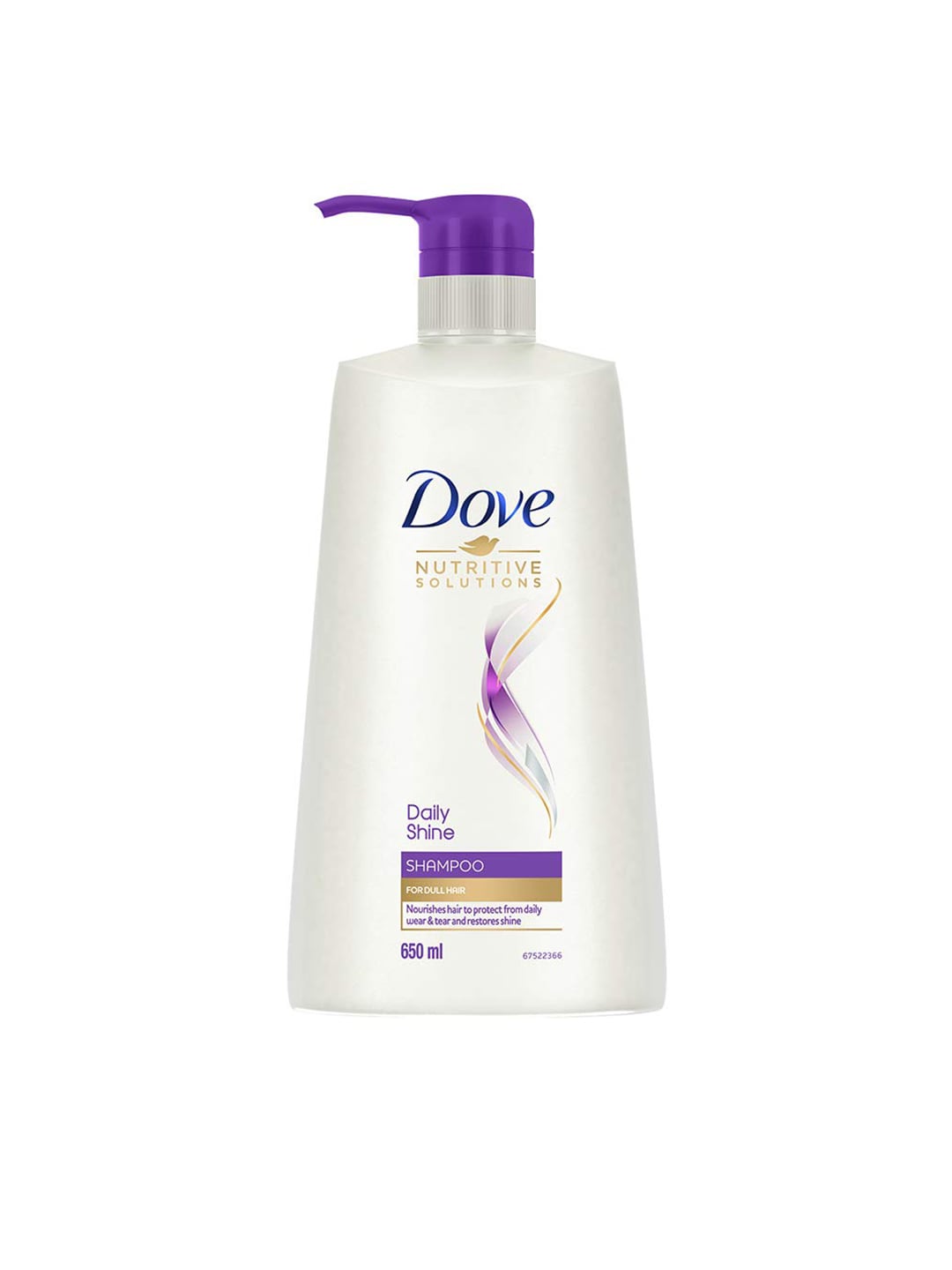 Dove Daily Shine Shampoo with Glycerin 650 ml