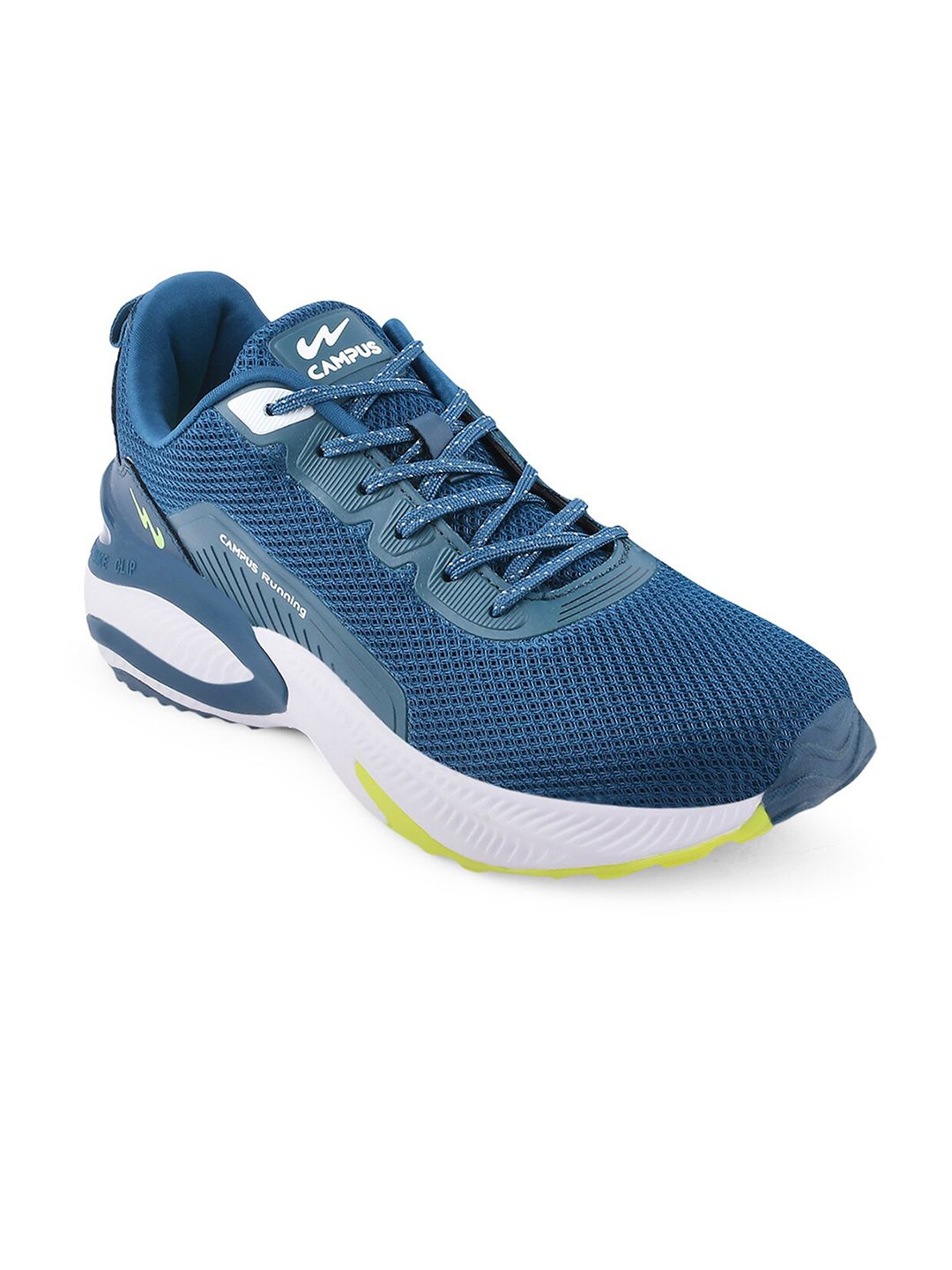 Campus Men CAMP-HUSTUN Blue Mesh Running Shoes