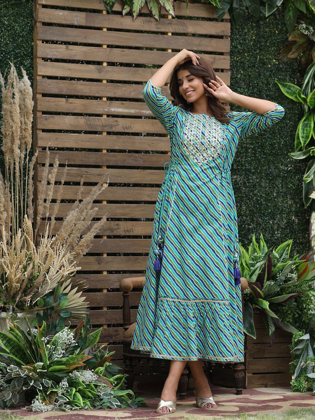 Juniper WOMEN Blue Maxi Dress Price in India