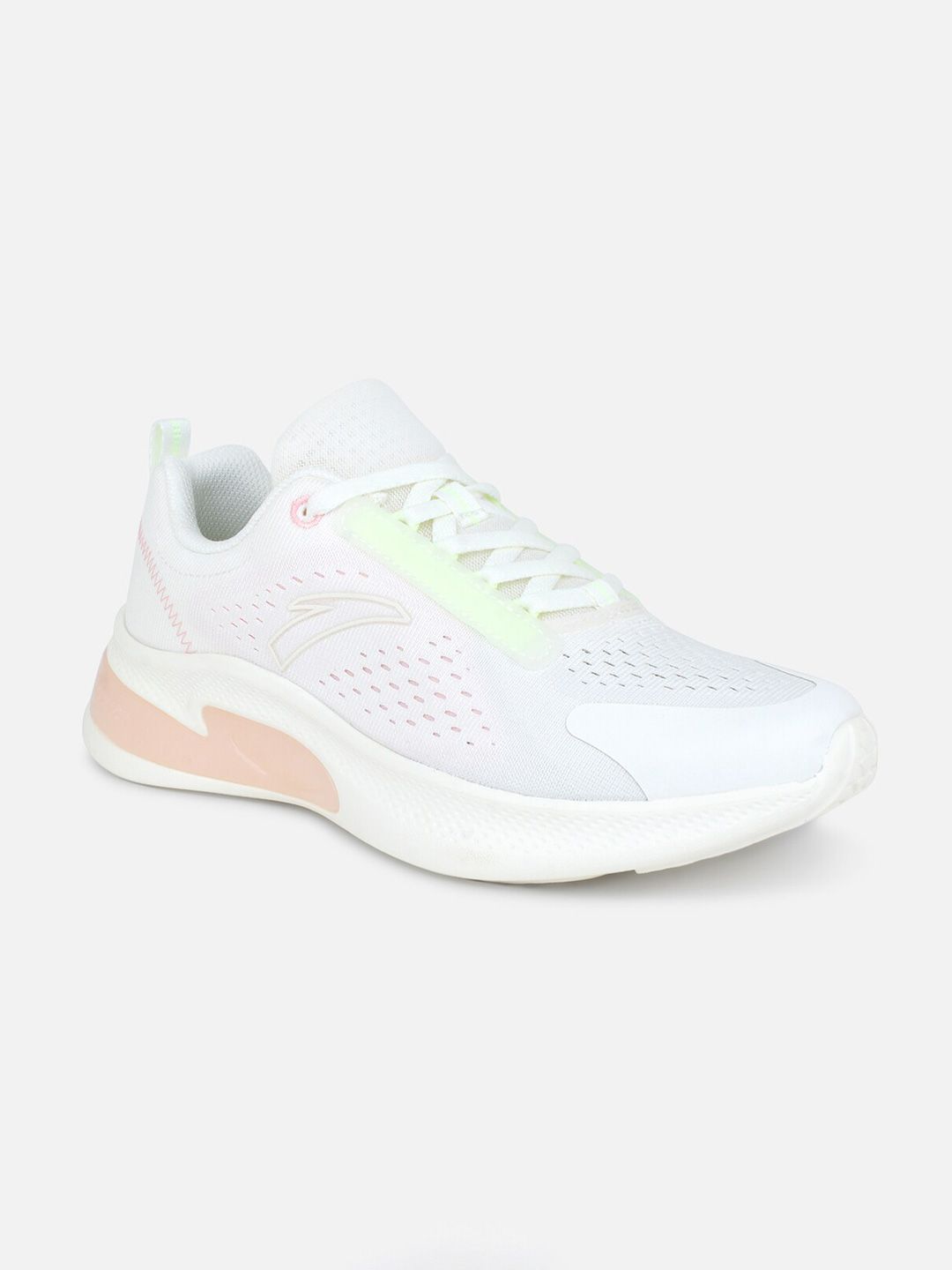 Anta Women White Mesh Running Non-Marking Shoes Price in India