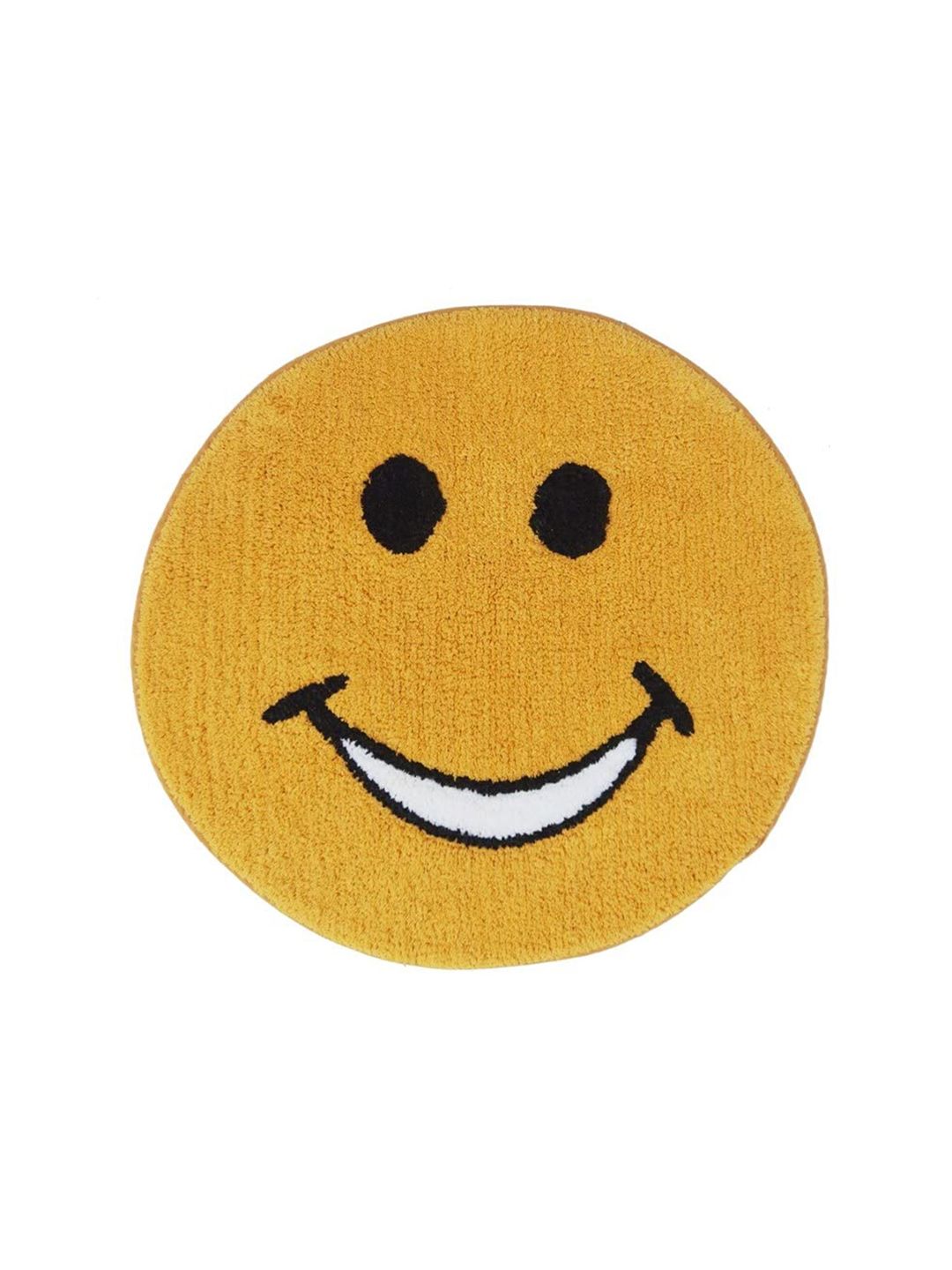SWHF Kids Yellow Smile Shaped Rug and Mat Price in India