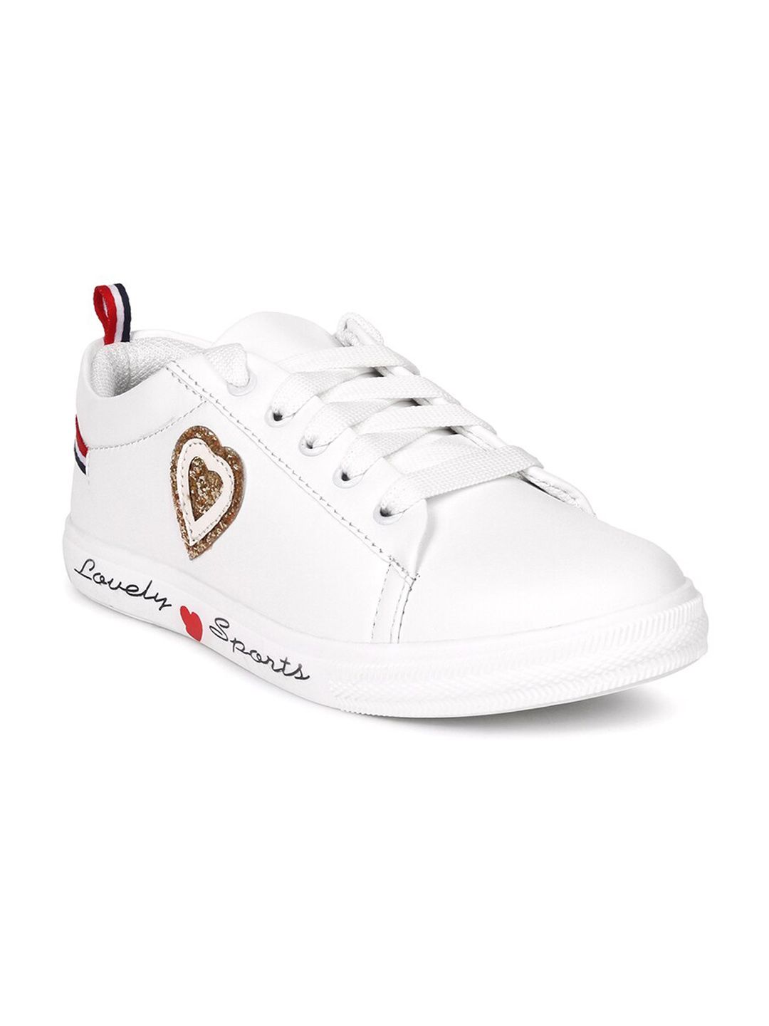 Longwalk Women White Textured Sneakers Price in India