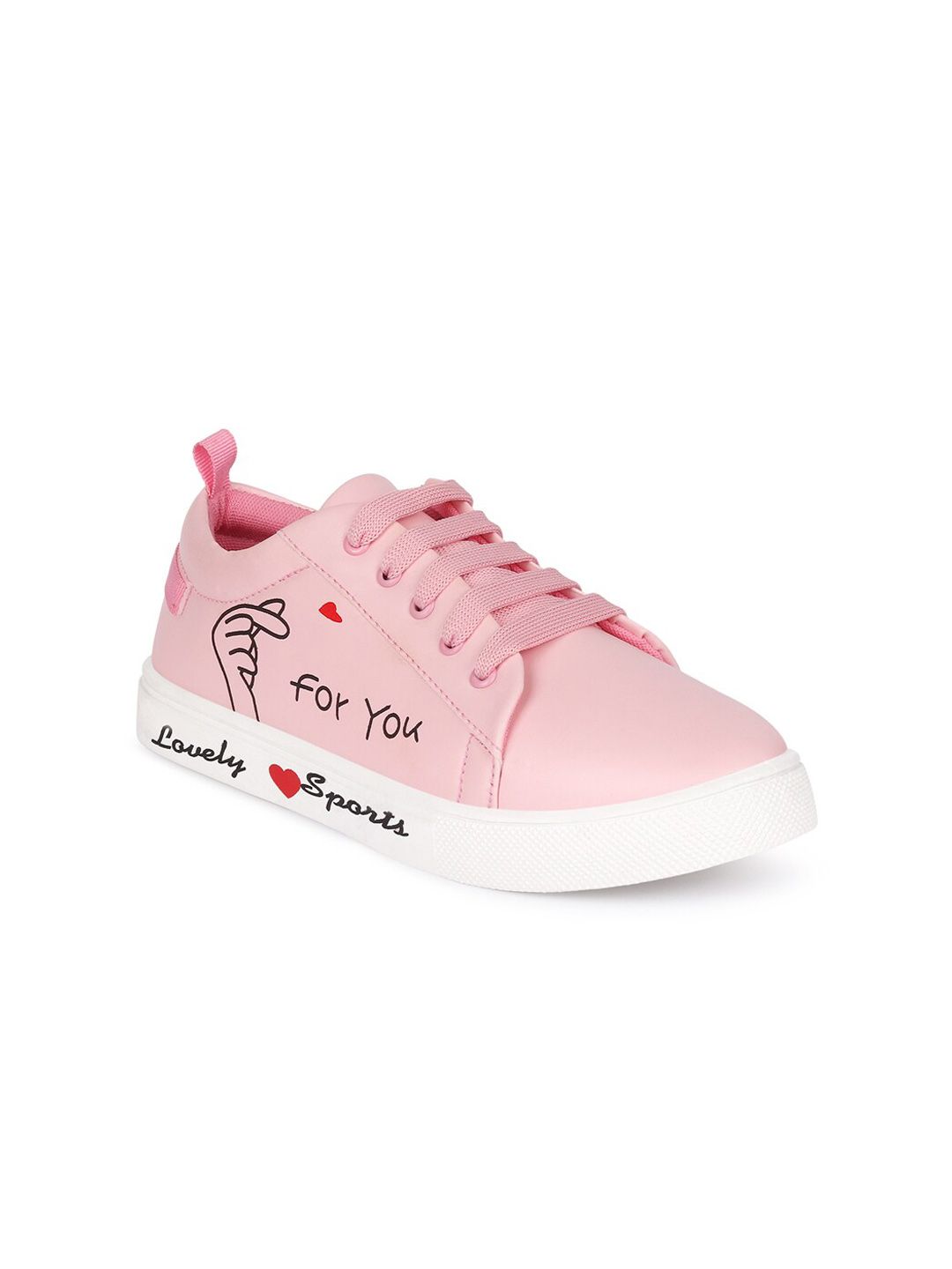 Longwalk Women Pink Printed Casual Sneakers Price in India