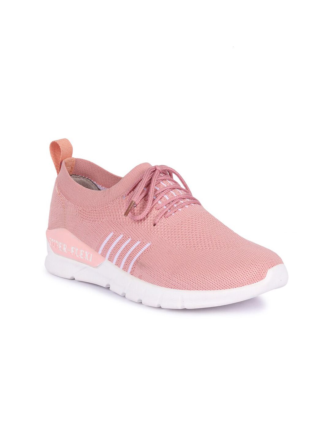 Longwalk Women Peach-Coloured Running Non-Marking Shoes Price in India