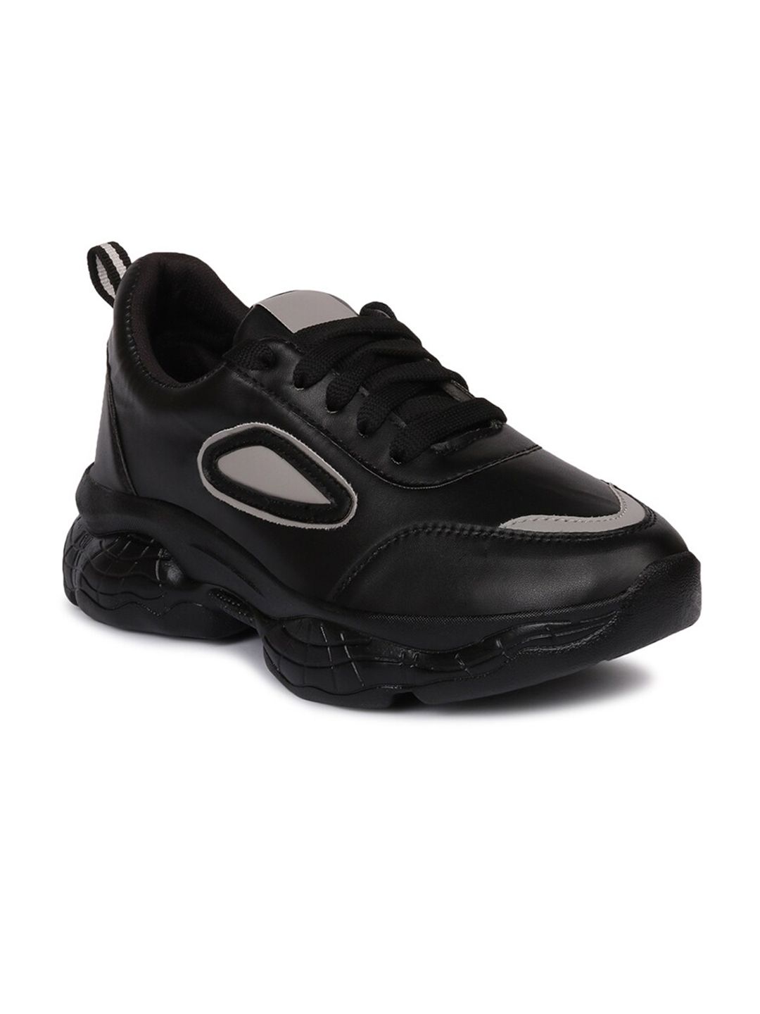 Longwalk Women Black Walking Non-Marking Shoes Price in India