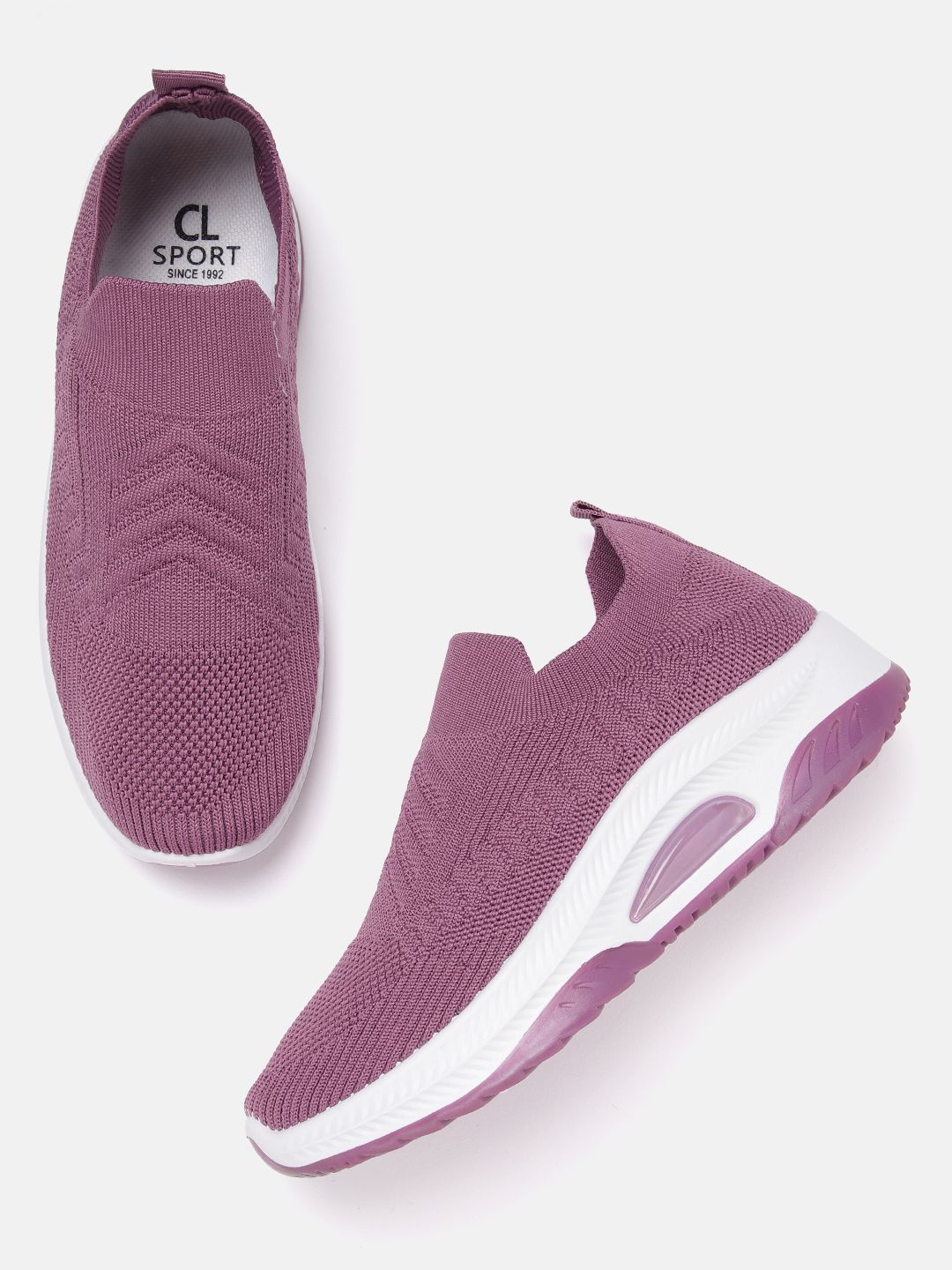 Carlton London sports Women Purple Woven Design Sneakers Price in India