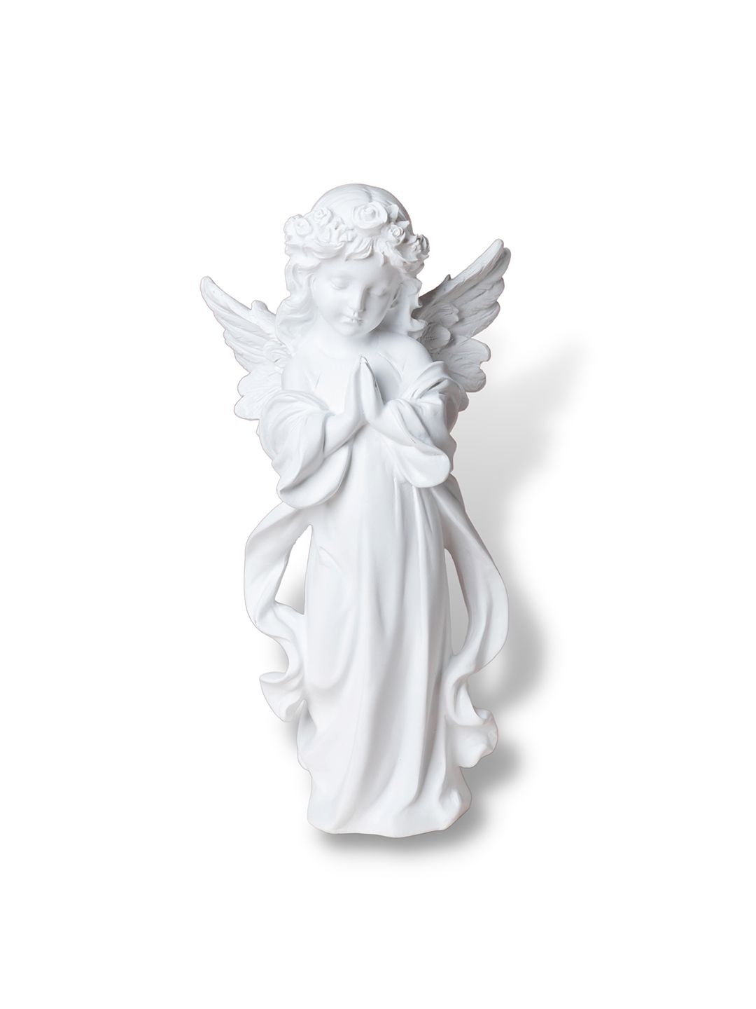 Buy Nestasia Angel White Resin Matte Living Room Small Showpiece