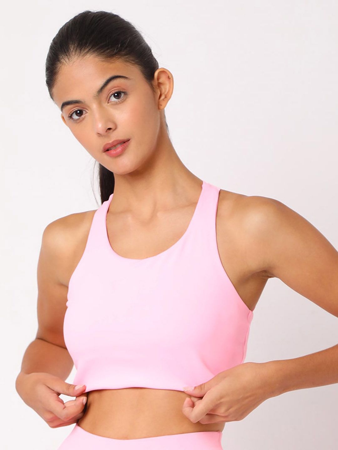 Silvertraq Women Pink Non Padded & Non-Wired Seamless Bra-W295CP-Pink Price in India