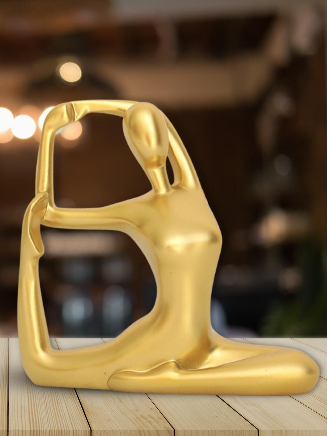 Nestasia Gold-Toned Yoga Showpiece Price in India