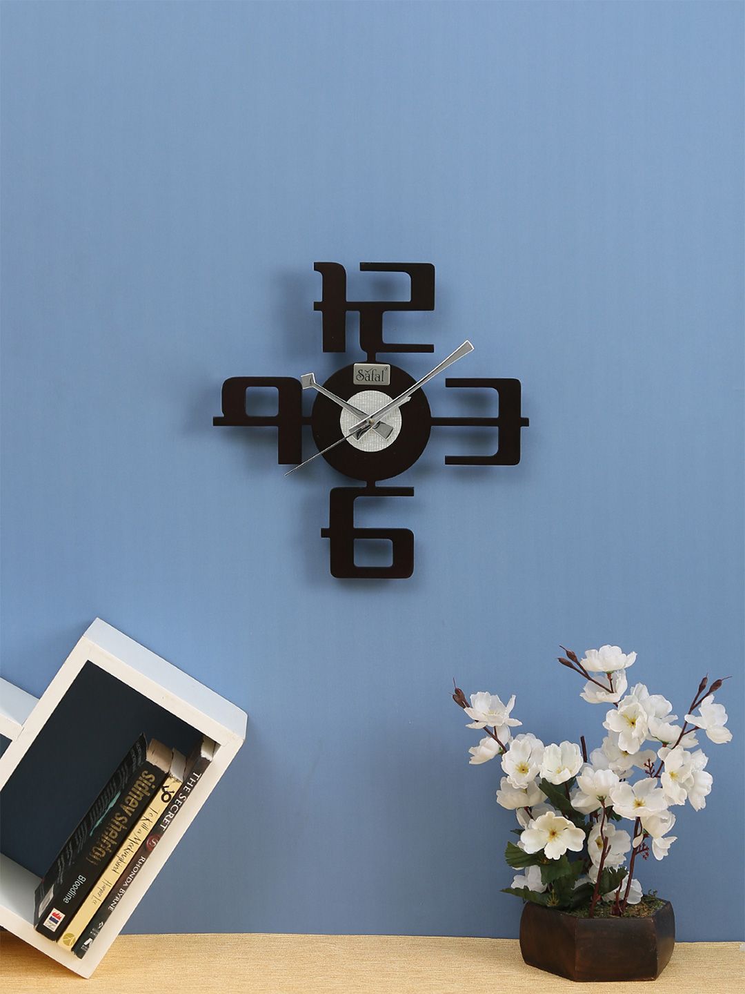Safal Black Asymmetric Analogue Wall Clock Price in India
