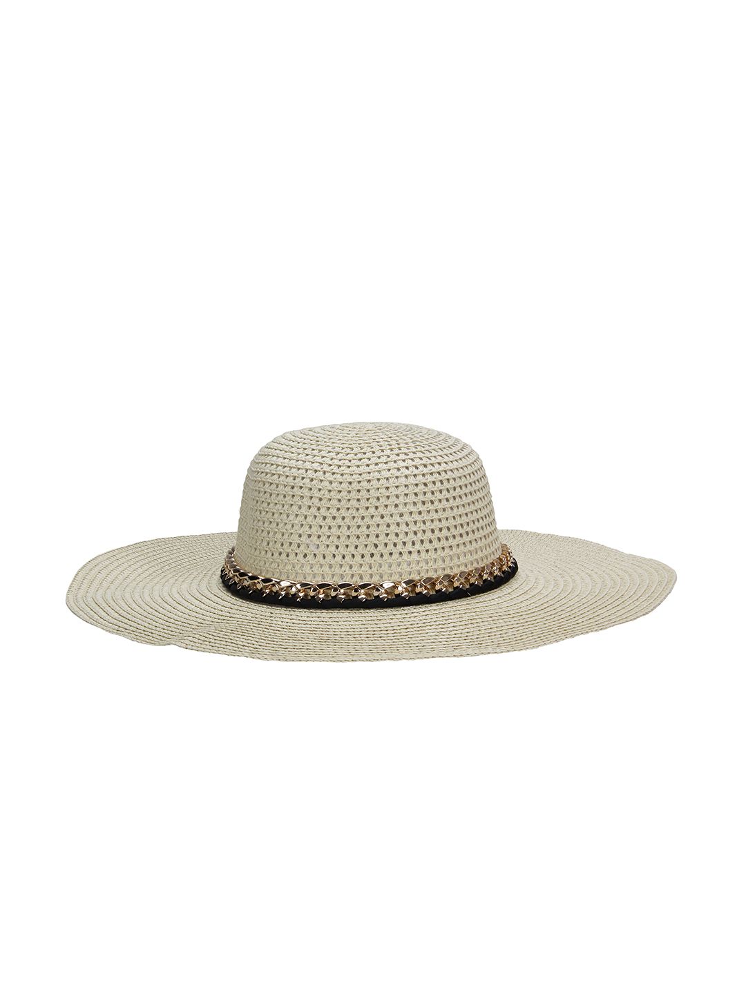 FabSeasons Women Beige Patterned Sun Hat Price in India