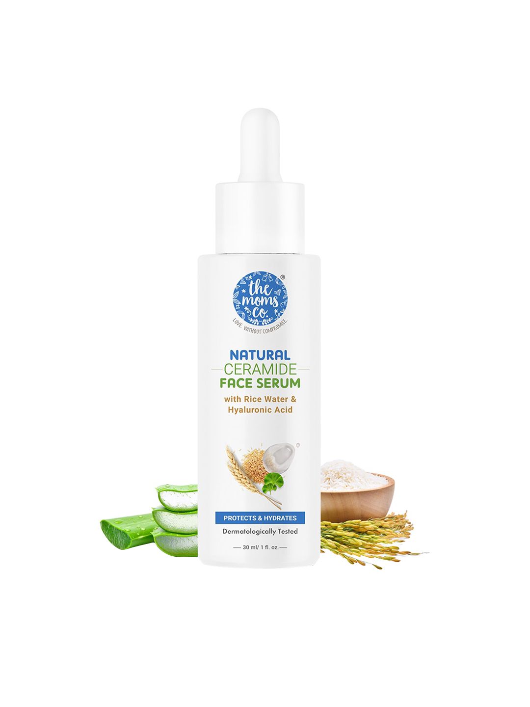 The Moms Co. Natural Ceramide with Rice Water & Hyaluronic Acid Face Serum 30ml