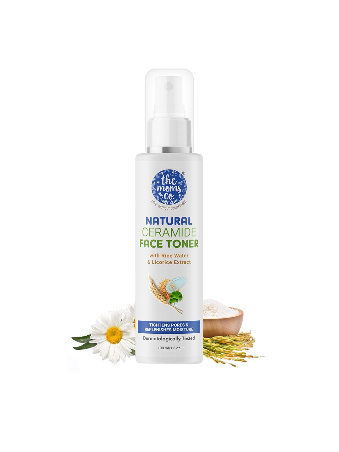 The Moms Co. Natural Ceramide with Rice Water & Licorice Extract Face Toner 100ml