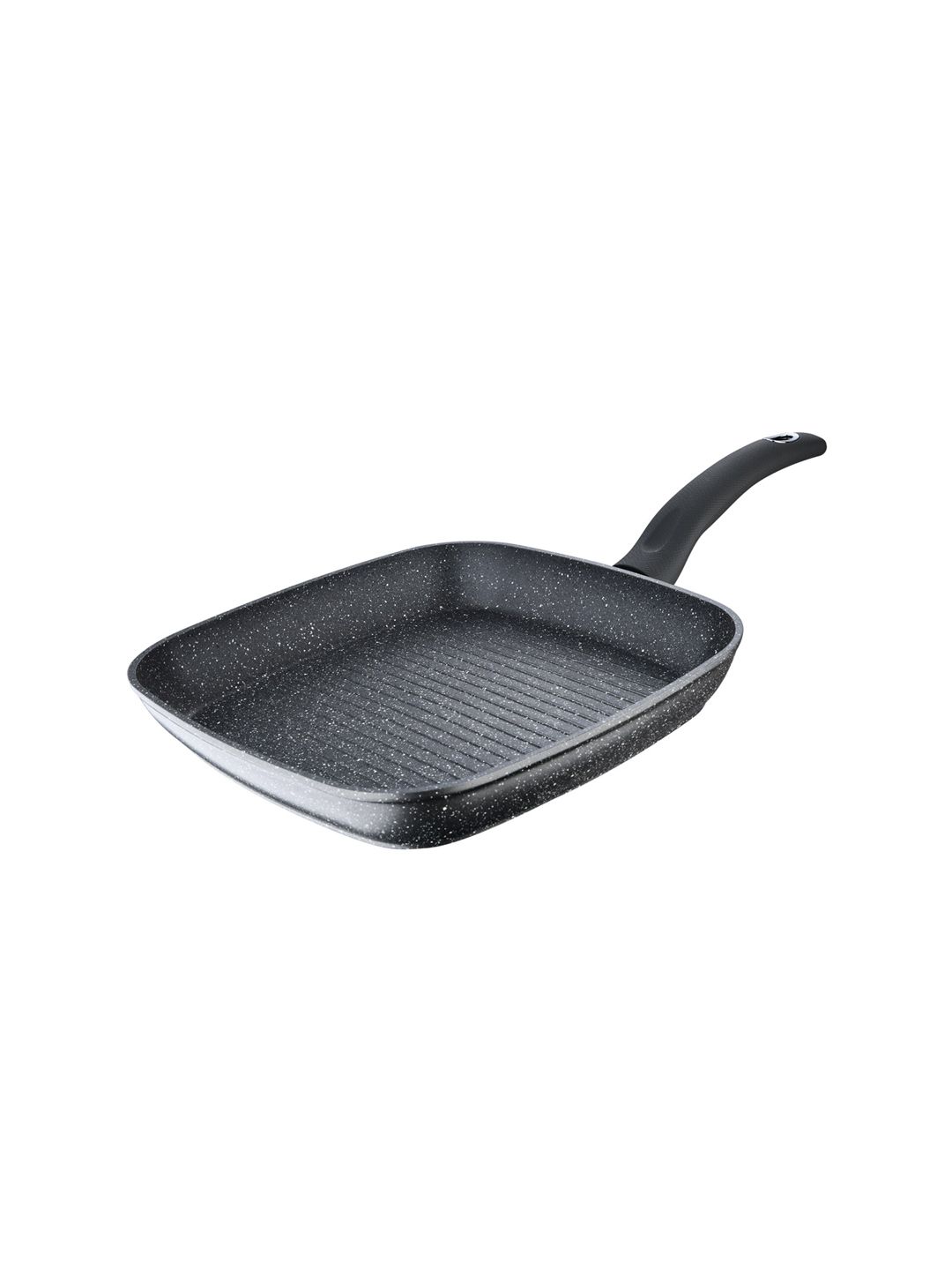 BERGNER Grey Solid Non-Stick Grill Pan Price in India