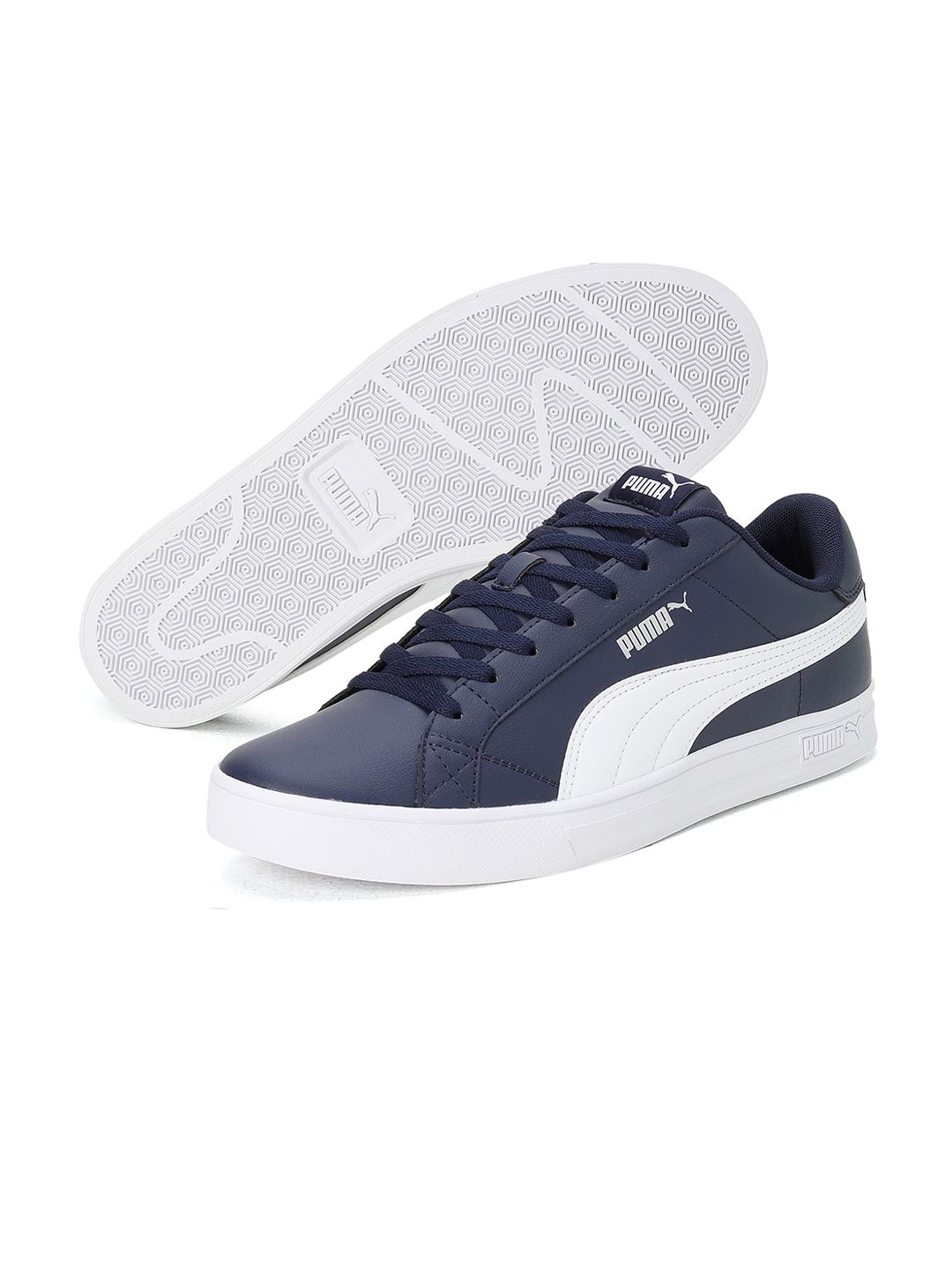 Puma Unisex Blue Colourblocked Sneakers Price in India