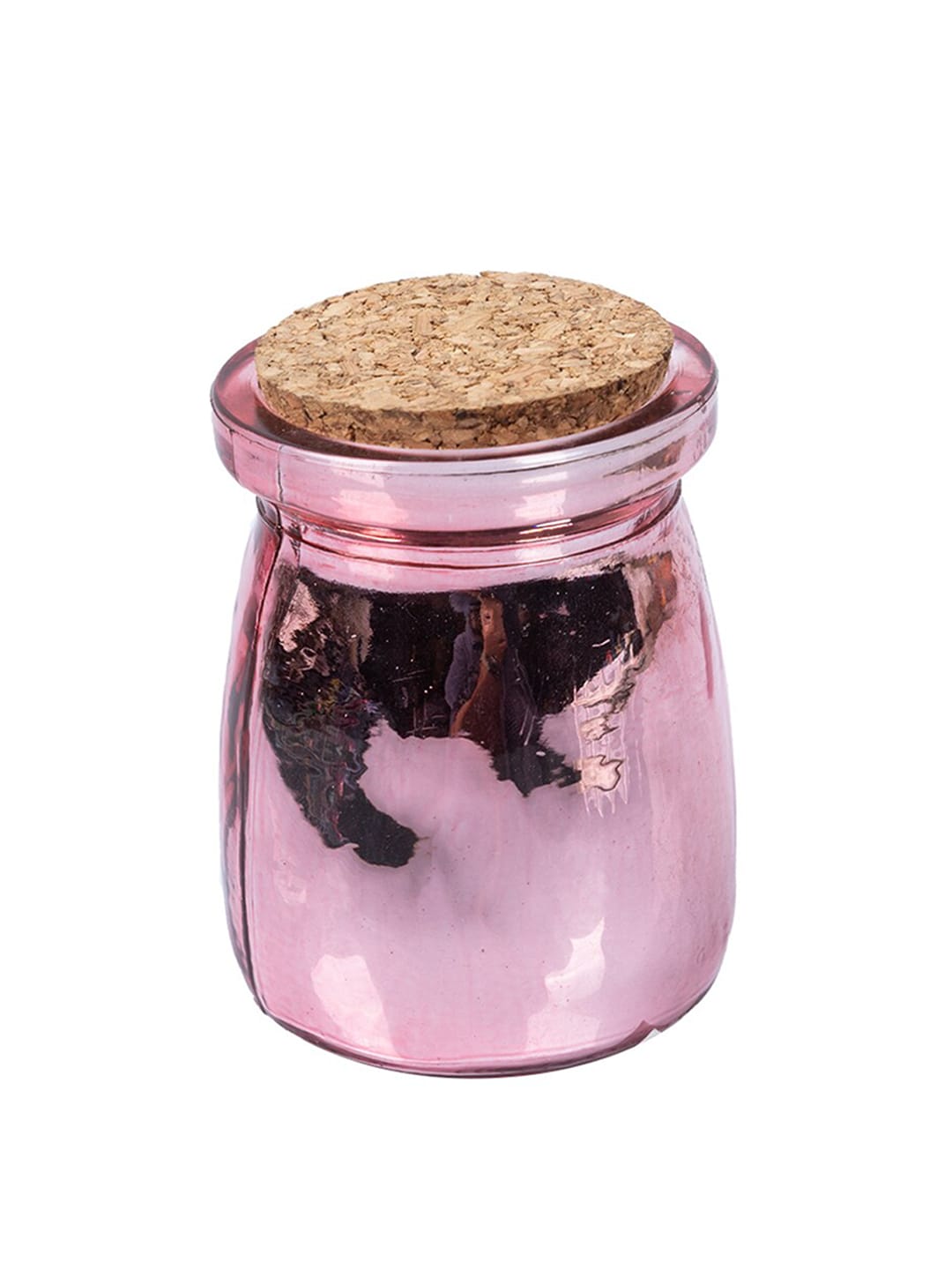 MARKET99 Pink Solid Mason Jar With Candle Holder Price in India