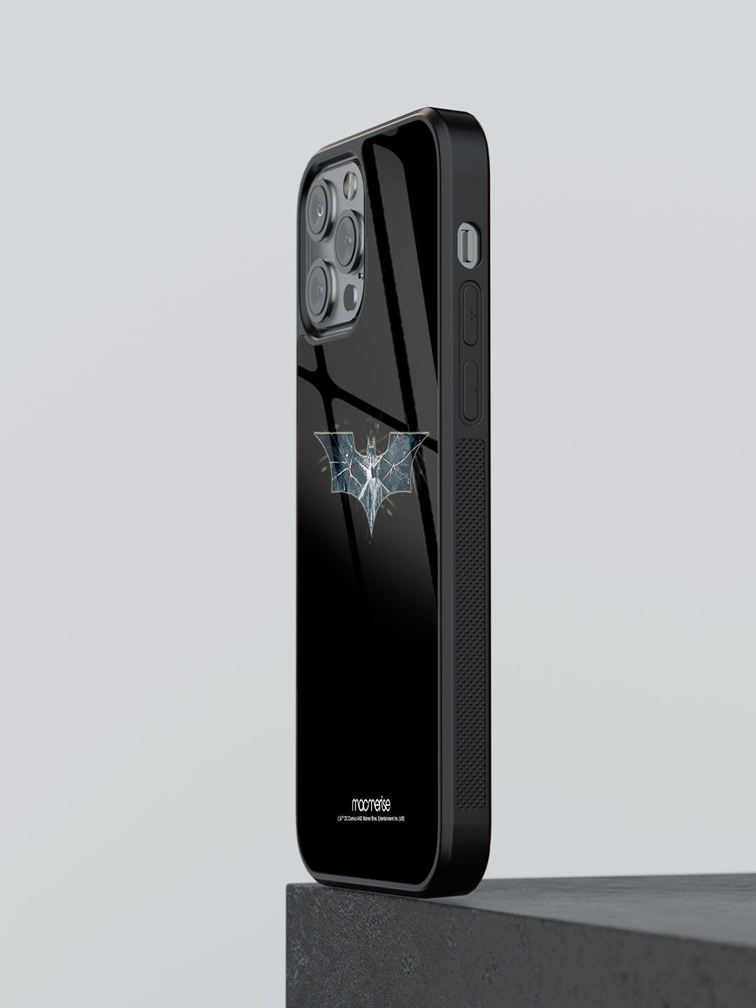 macmerise Black Batman Printed iPhone 12 Pro Phone Cases Price in India