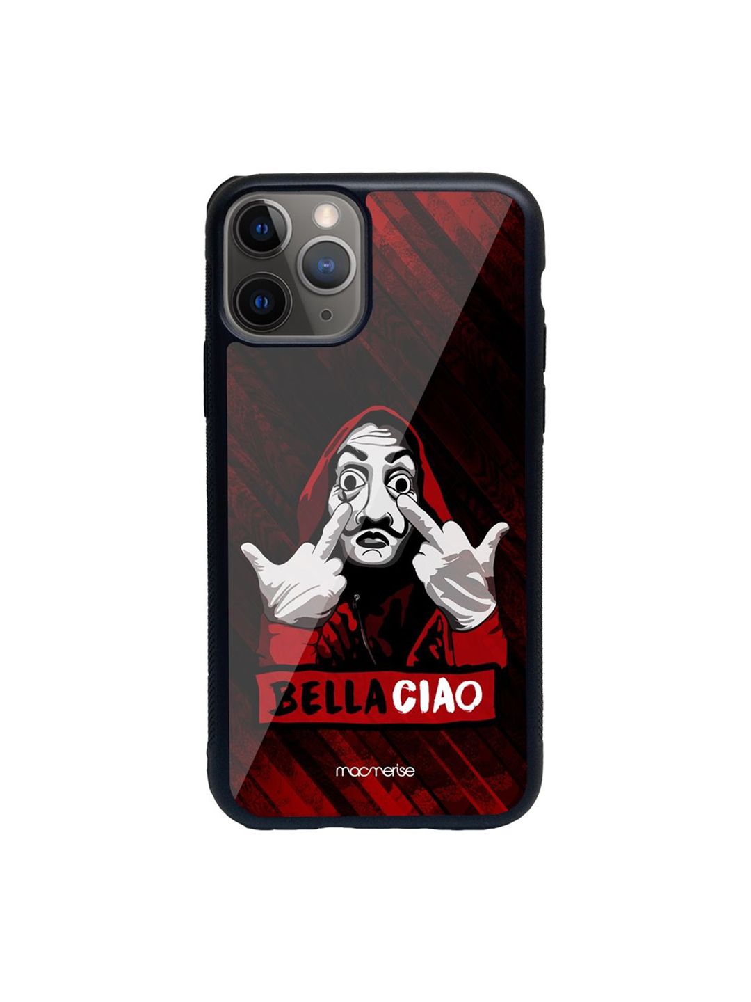macmerise Red Printed Bella Ciao iPhone 11 Pro Back Case Price in India