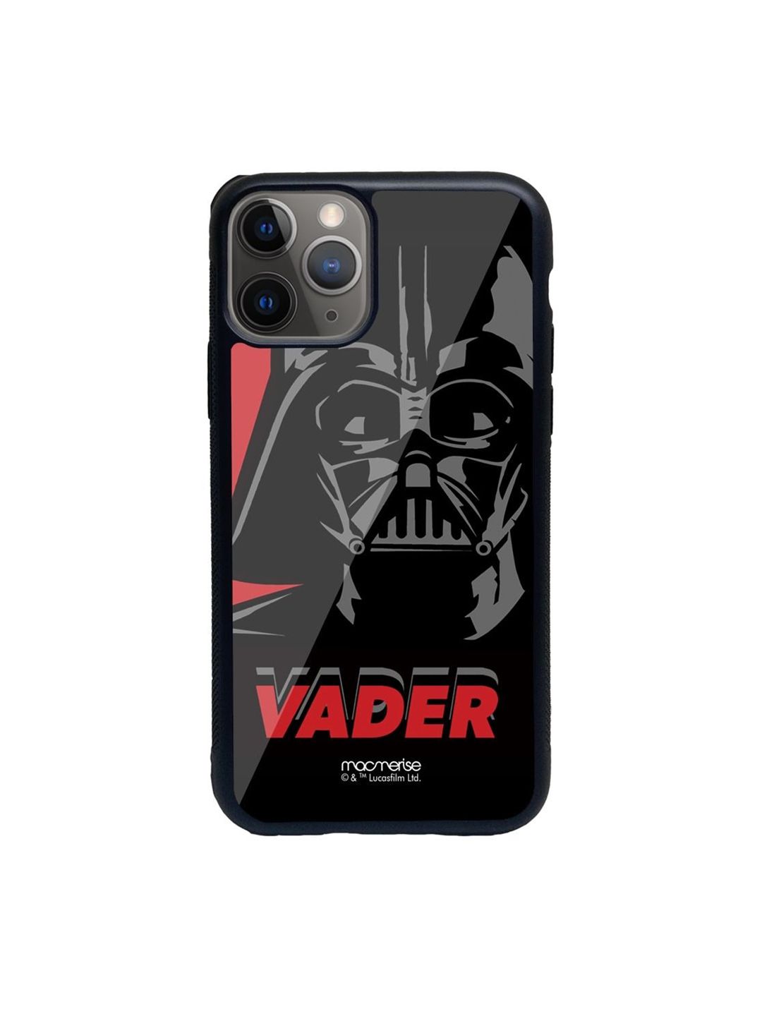 macmerise Black & Red Vader Printed iPhone 11 Pro Back  Case Price in India