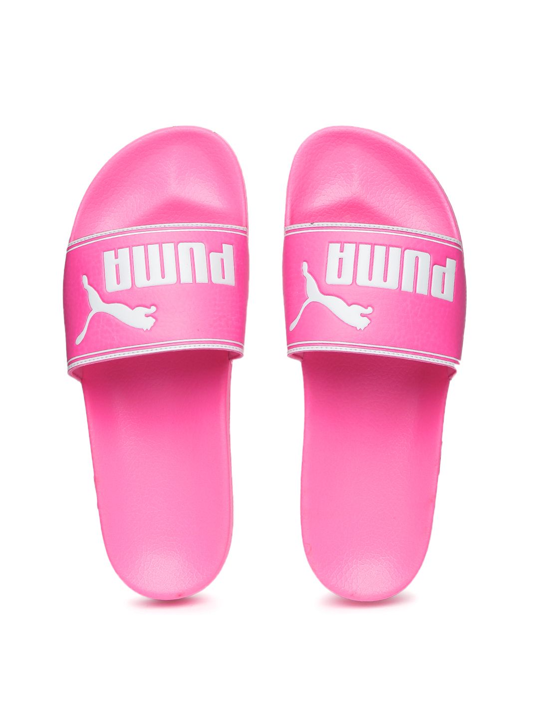 puma flip flops pink