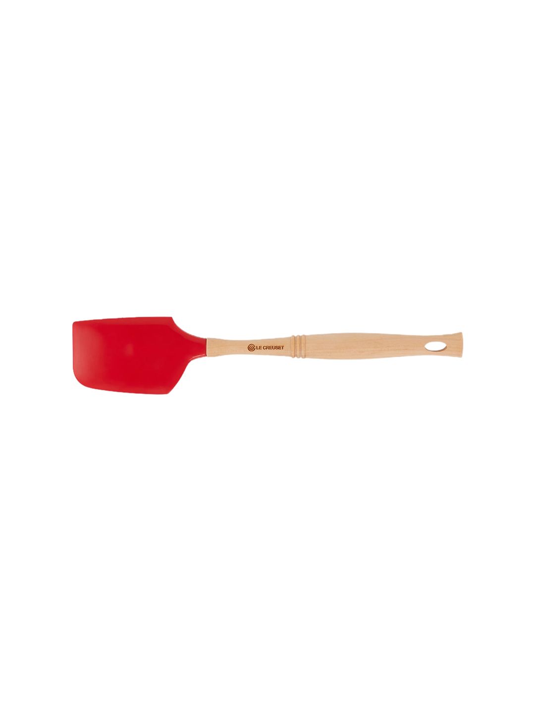 LE CREUSET Red & Brown Solid Large Spatula Price in India