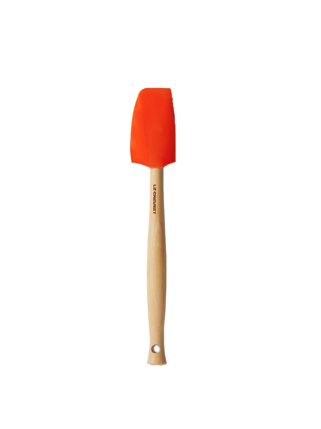 LE CREUSET Orange Coloured & Brown Solid Medium Spatula Price in India