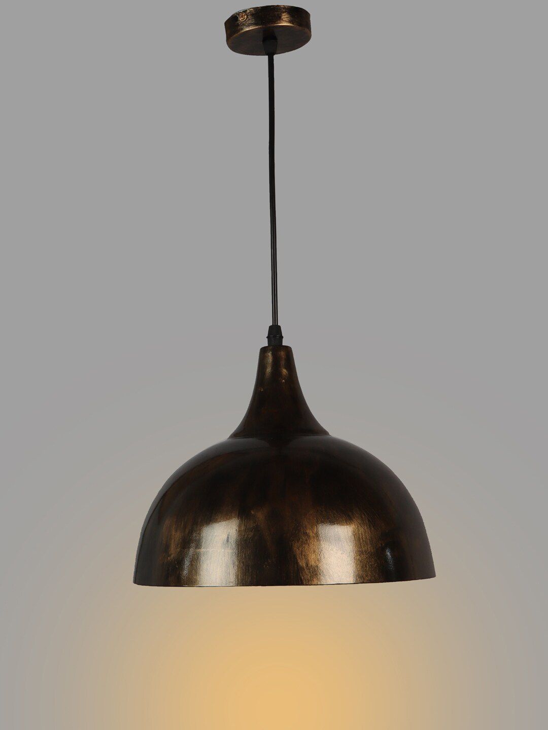 foziq Black Solid Ceiling Lamp Price in India