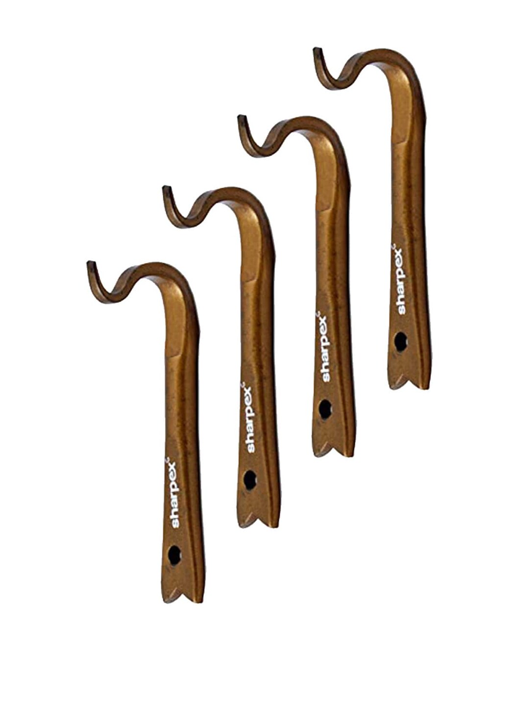 Sharpex Gold Set Of 4 Solid Plant Hanger Brackets Price in India