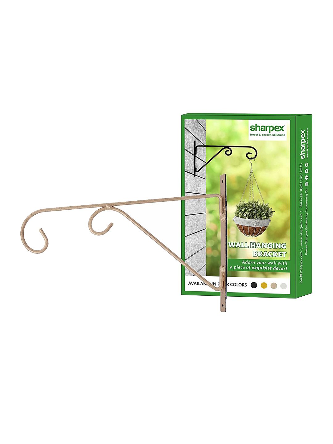 Sharpex Set Of 2 Solid Plant Hanger Brackets Price in India