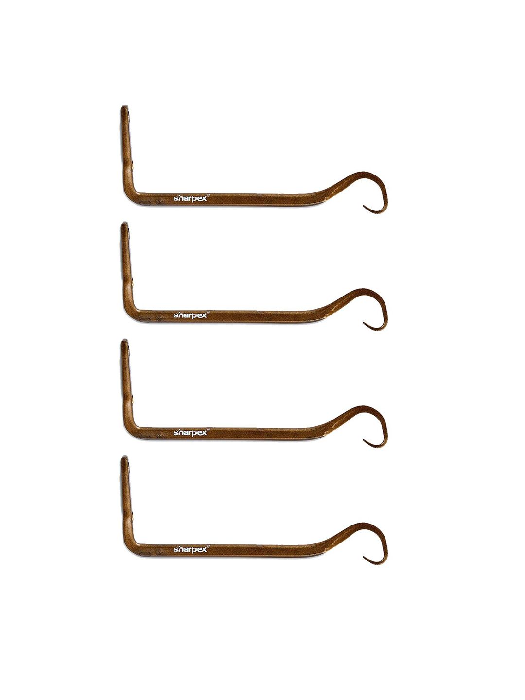 Sharpex Set Of 4 Gold-Toned Solid Plant Hanger Brackets Price in India