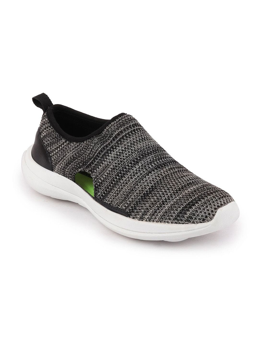 FAUSTO Women Grey Mesh Walking Non-Marking Shoes Price in India