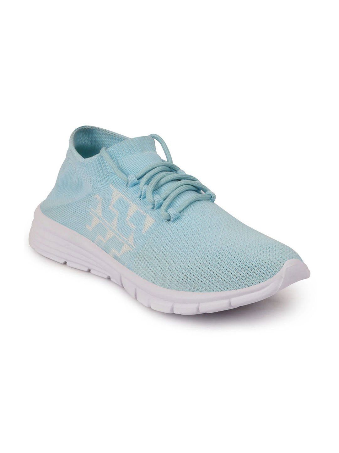 FAUSTO Women Blue Mesh Non-Marking Running Shoes Price in India
