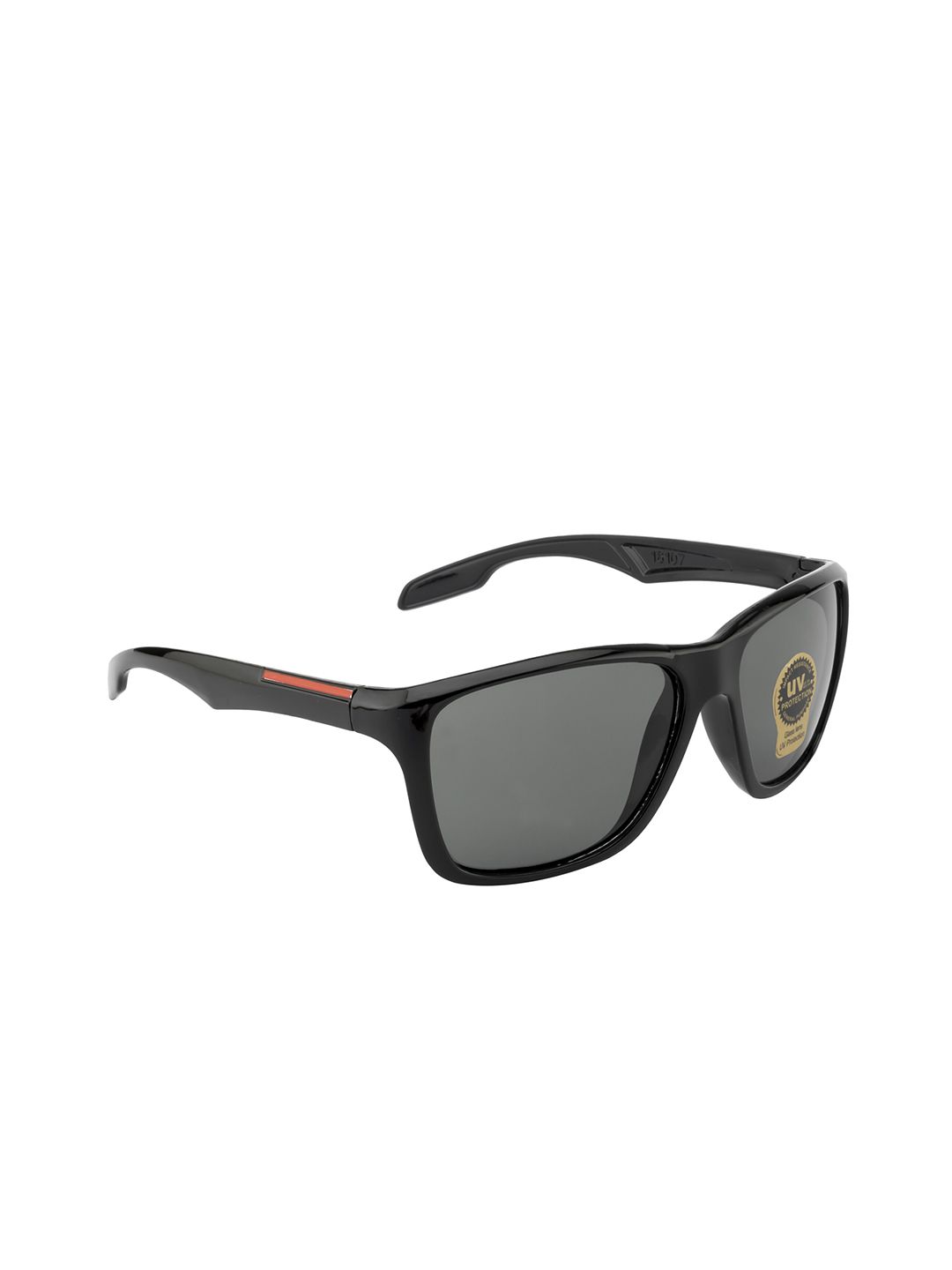 Mast & Harbour Unisex Black Lens & Black Sports Sunglasses with UV Protected Lens