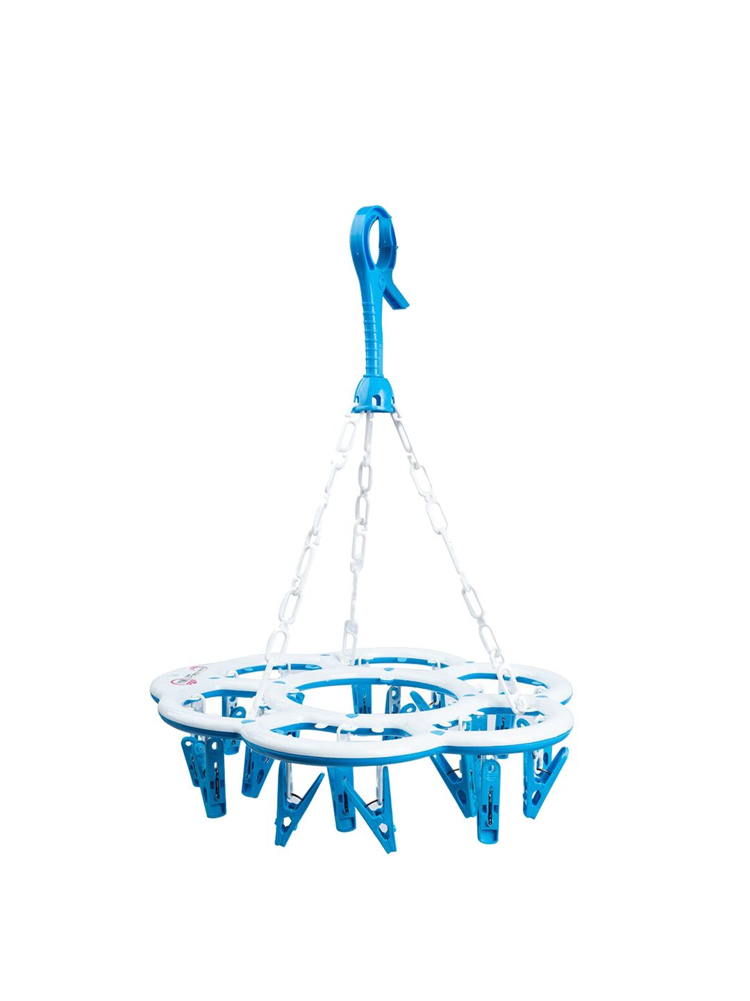 MARKET99 Blue Solid Hanger with 18 pegs Price in India