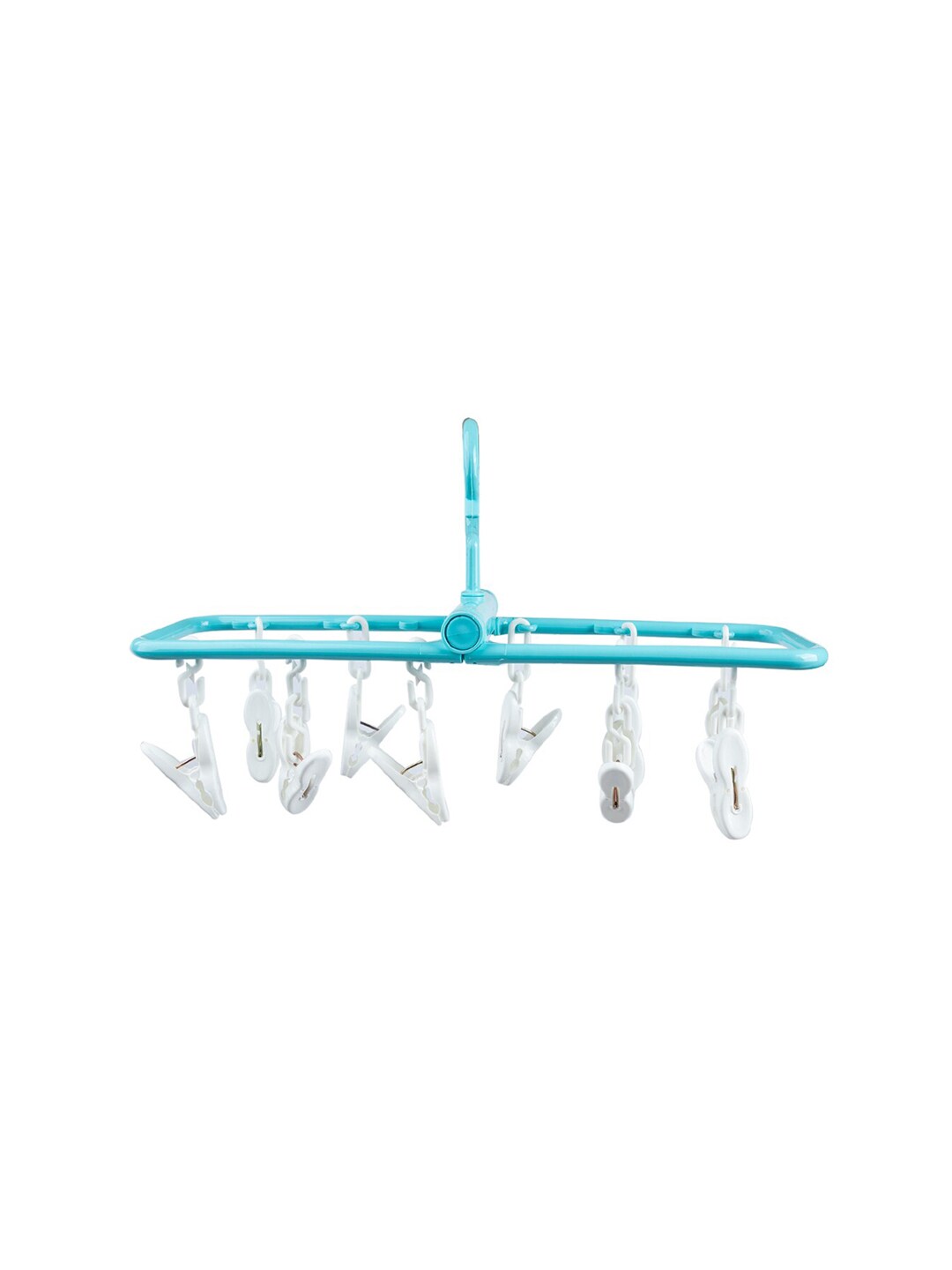 MARKET99 Blue Solid 12 Clips Cloth Hanger Price in India