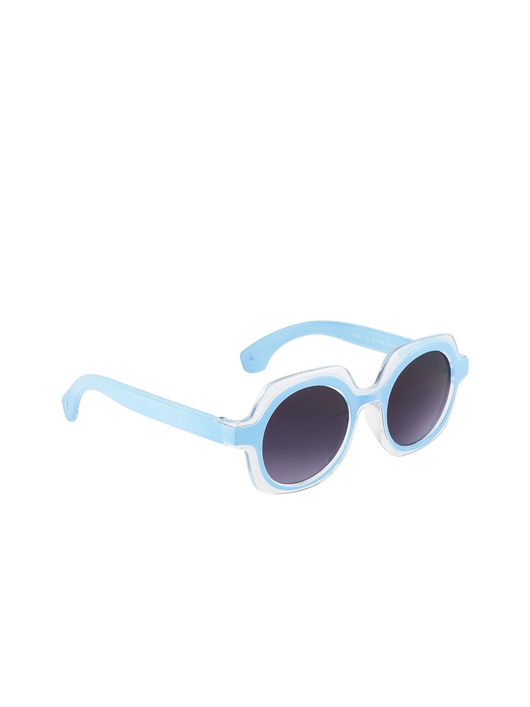 YK Kids Grey Lens & Blue Round Sunglasses YK-J7545-Grey Gradient