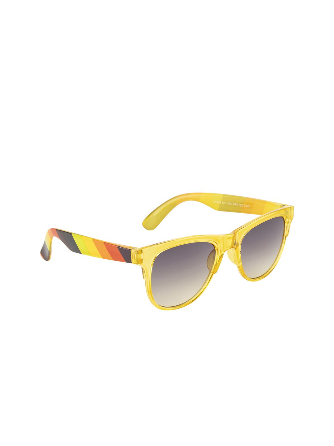 YK Kids Purple Lens & Yellow Wayfarer Sunglasses with UV Protected Lens