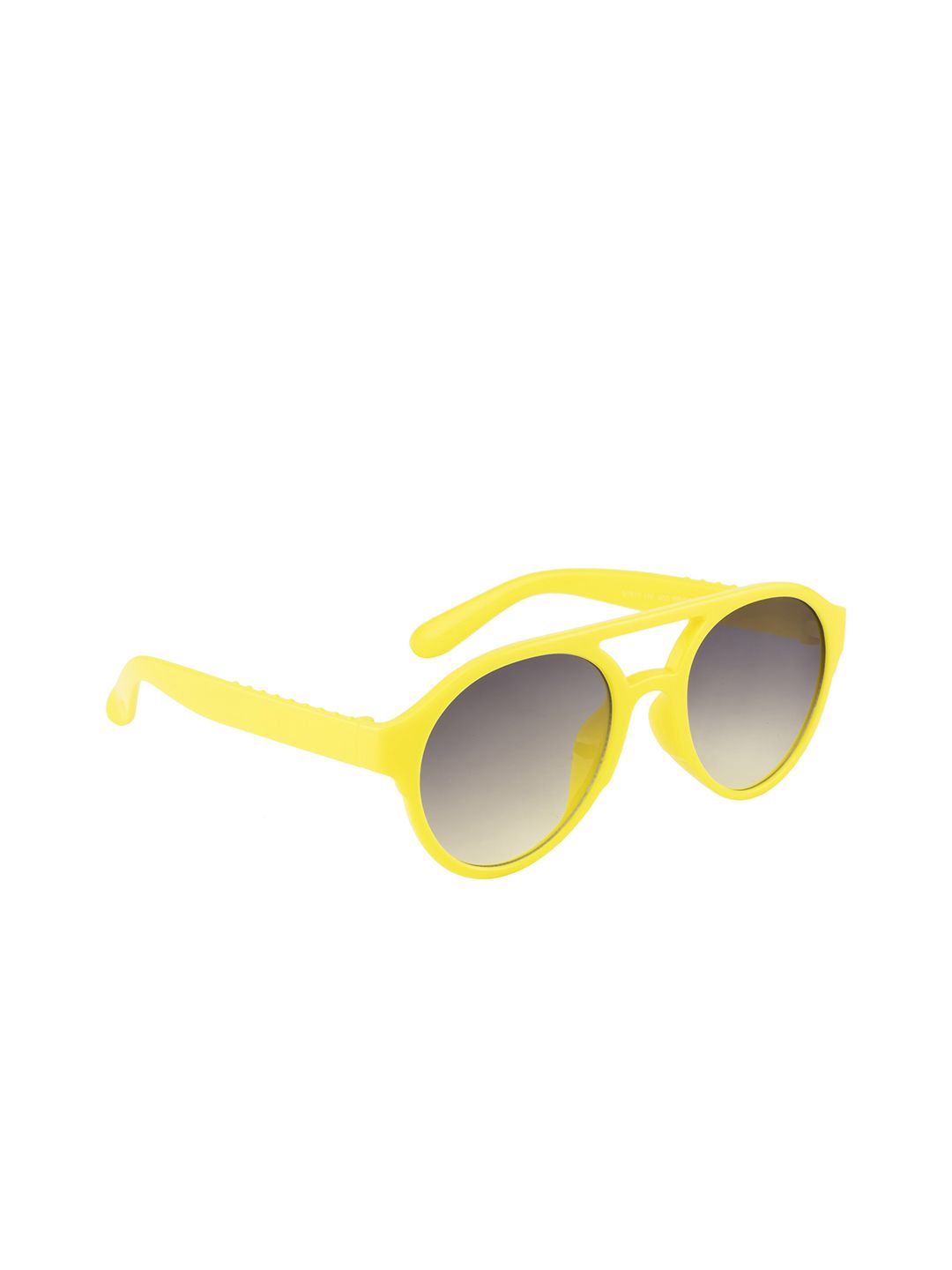 YK Kids Grey Lens & Yellow Oval Sunglass with UV Protected Lens-YK-J7593