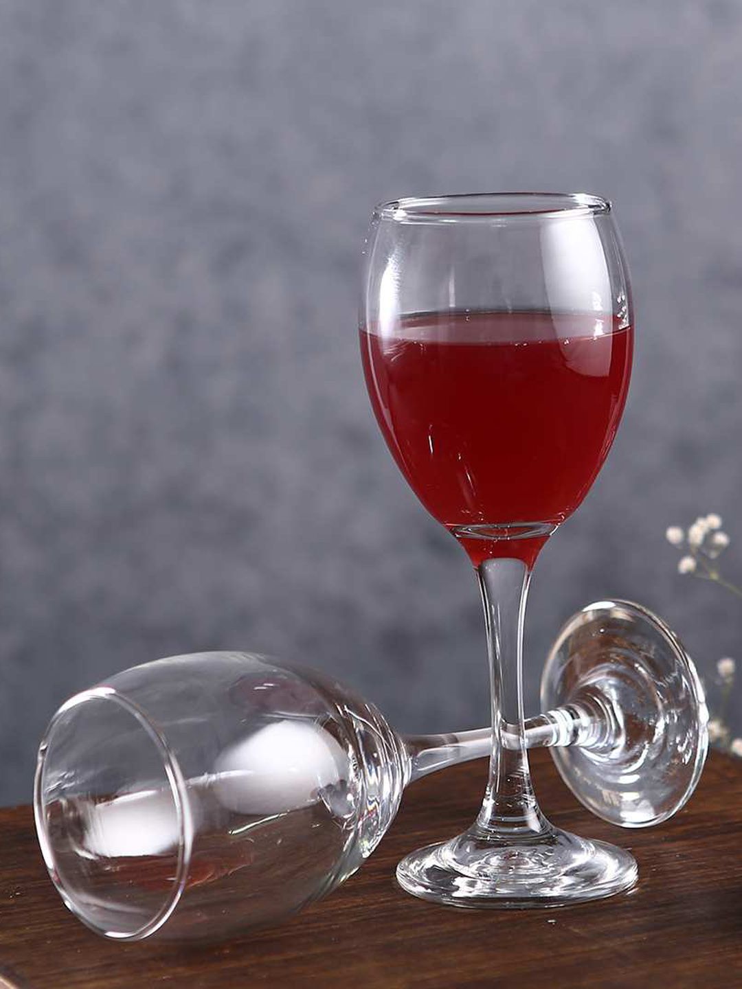 Wonderchef Pack of 6 Transparent Solid Wine Glasses Price in India